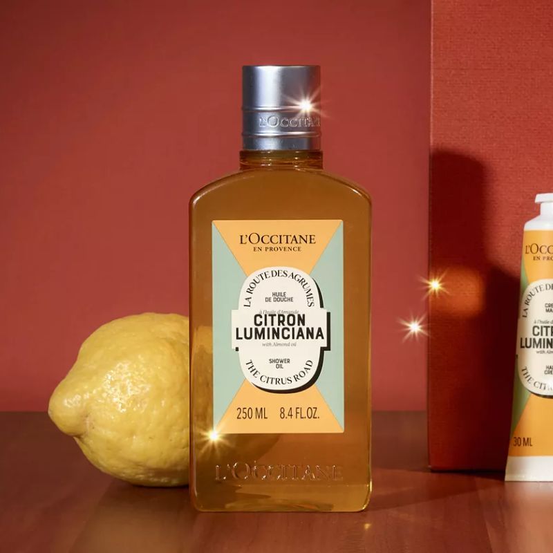 Dầu Tắm Hạnh Nhân L'Occitane Citron Luminciana Shower Oil